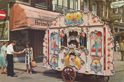 Music Postcard - Amsterdam / Holland - The Barrel-Organ Pipo   RRR392