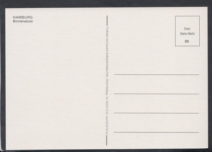 Germany Postcard - Hamburg - Binnenalster RR5720