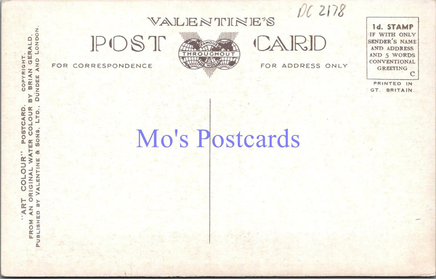 Wales Postcard - Pont-Y-Pair, Bettws-Y-Coed, Artist Brian Gerald DC2178
