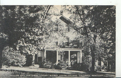 America Postcard - Lindsey Wilson Junior College, Columbia, Kentucky Ref 11407