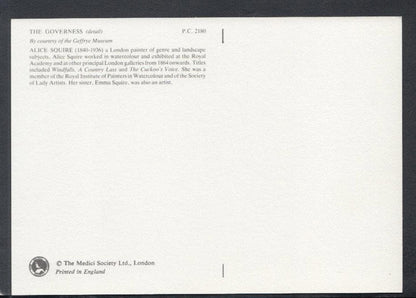 Art Postcard - The Governess, Alice Squire SW5000