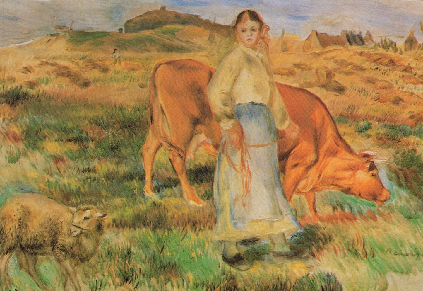 Art Postcard - Auguste Renoir, Le Retour Des Champs, Fitzwilliam Museum RR9567