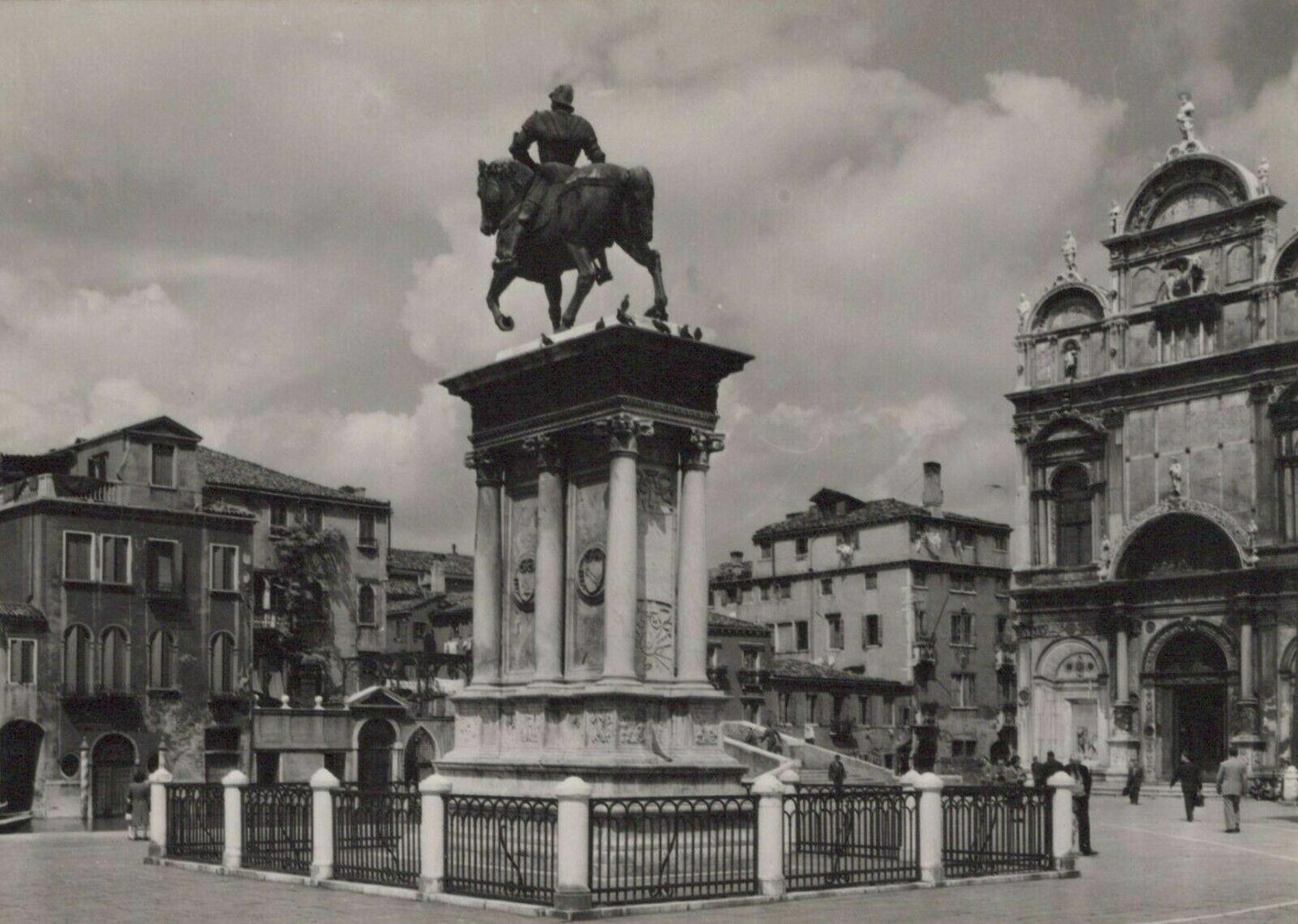 Italy Postcard - Venice / Venezia - Bartolomeo Colleoni's Monument  RR8776
