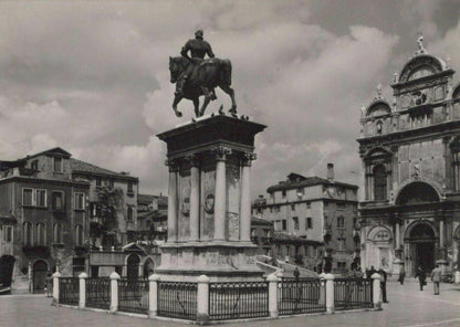 Italy Postcard - Venice / Venezia - Bartolomeo Colleoni's Monument  RR8776