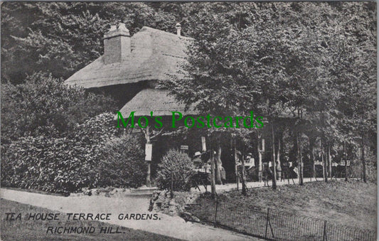London Postcard - Richmond Hill Tea House,Terrace Gardens,(Hollyhock Cafe) RS33950