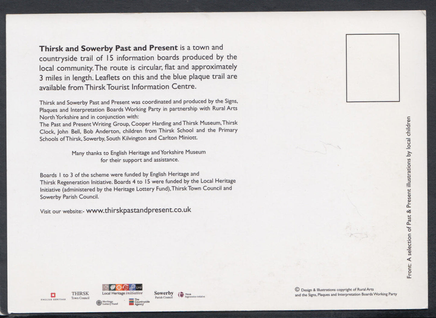 Yorkshire Postcard - Thirsk and Sowerby Past and Present   RR5405