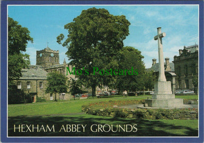 Northumberland Postcard - Hexham Abbey Grounds   RR11236