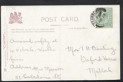 Derbyshire Postcard - Haddon Hall, The Terrace Steps    RS205