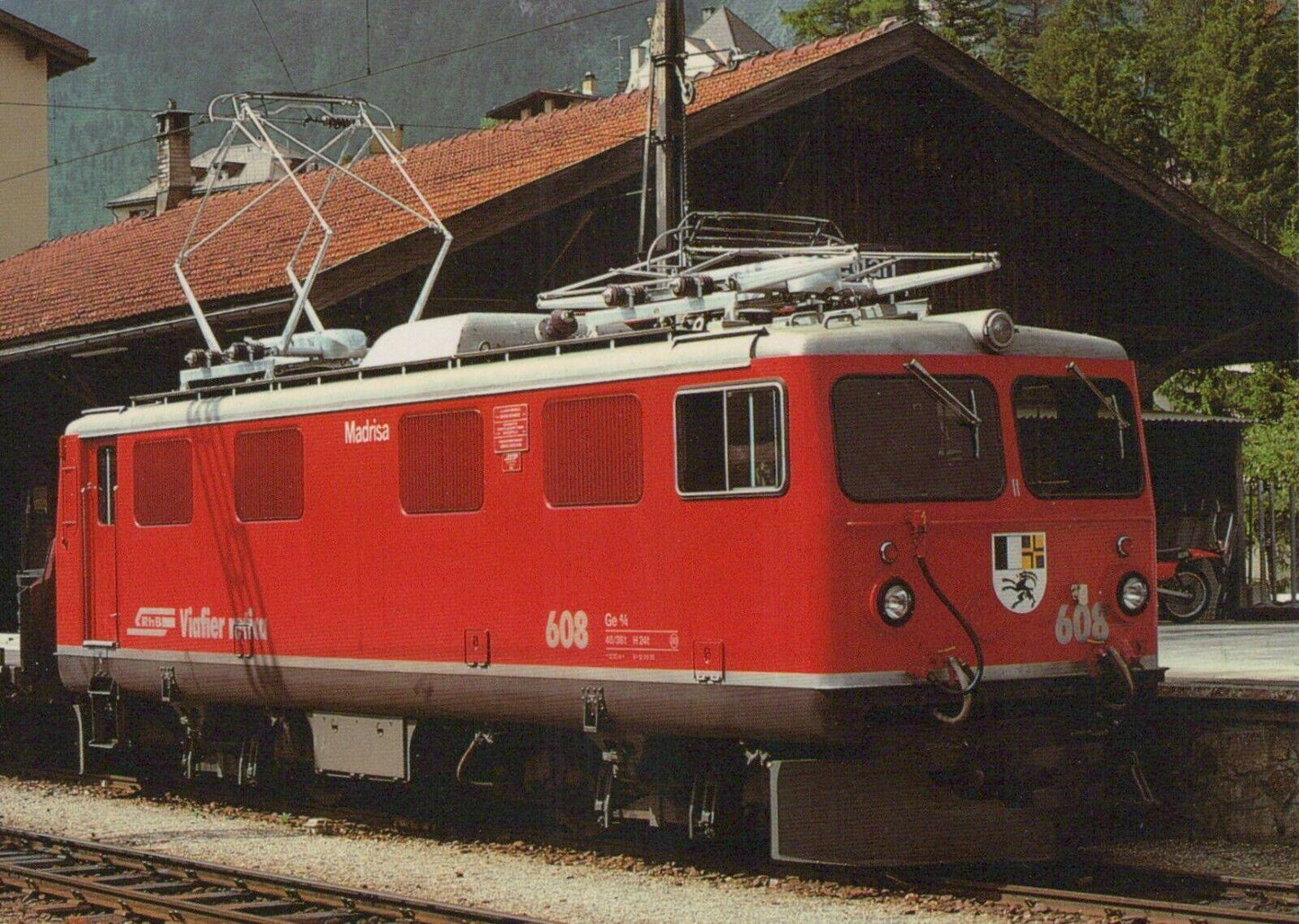 Transport Postcard - Switzerland - Rhb Ge Nr.608 Madrisa, Baujahr 1953 -  RRR81