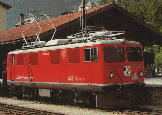 Transport Postcard - Switzerland - Rhb Ge Nr.608 Madrisa, Baujahr 1953 -  RRR81
