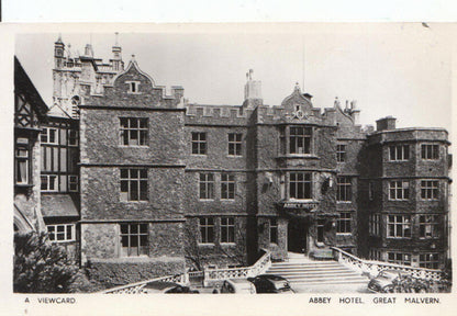 Abbey Hotel Great Malvern Worcestershire Postcard Real Photo View Card 3093A