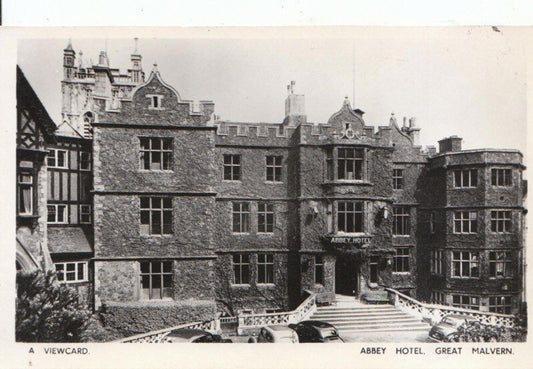 Abbey Hotel Great Malvern Worcestershire Postcard Real Photo View Card 3093A