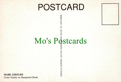 Art Postcard - Mark Gertler - Coster Family on Hampstead Heath  RS10154