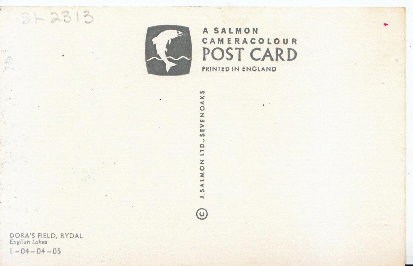 Cumbria Postcard - Dora's Field, Rydal   SL2313