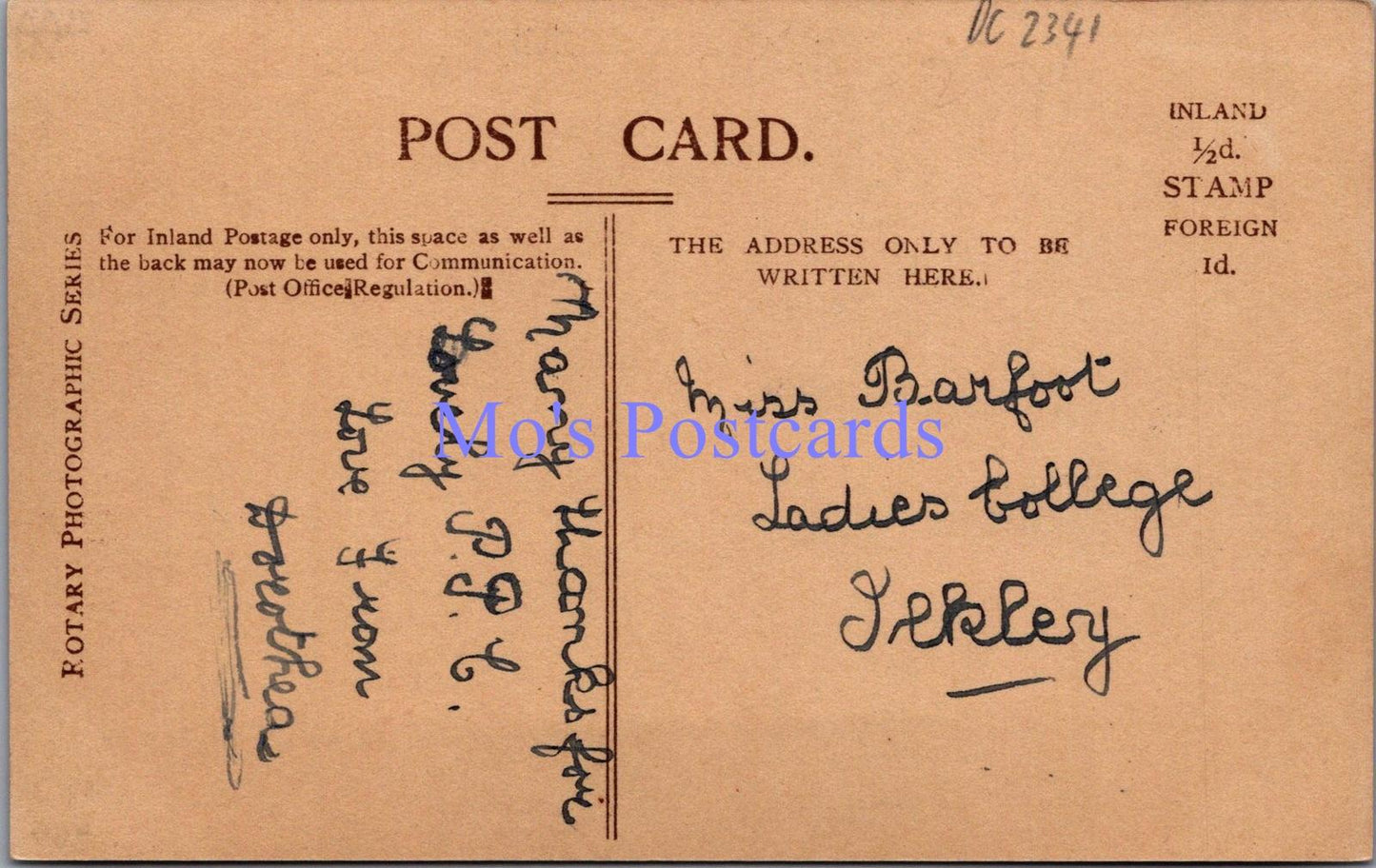 Religion Postcard - Charity Girl, Faith, Hope and Charity DC2341
