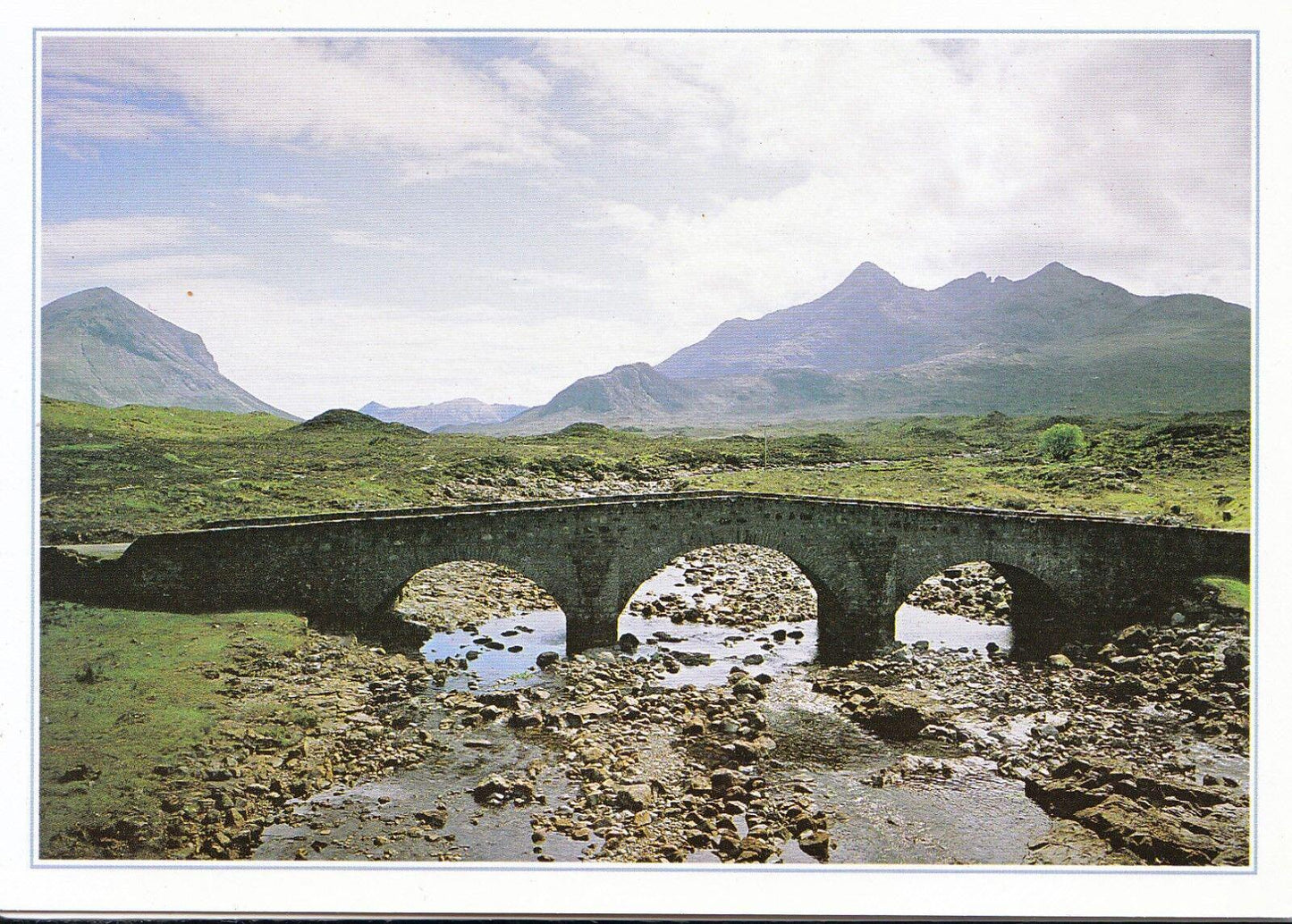 Scotland Postcard -  "Auld Brig O'Sligachen" Glen Sligachen, Isle of Skye SM362