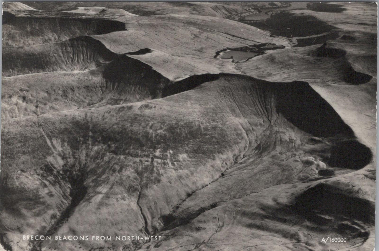 Wales Postcard - Aerial View of The Brecon Beacons From North-West   RR23221