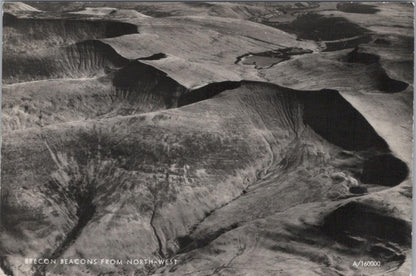 Wales Postcard - Aerial View of The Brecon Beacons From North-West   RR23221