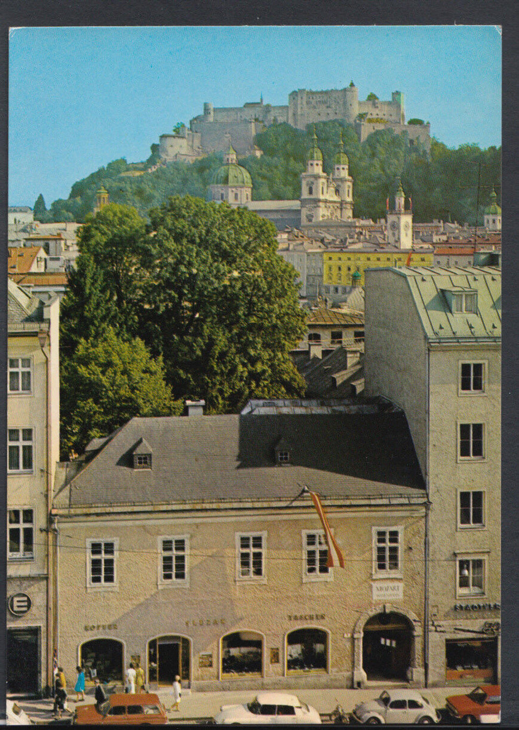 Austria Postcard- Salzburg -The Mozart Dwelling-House On The Makart Platz RR3520