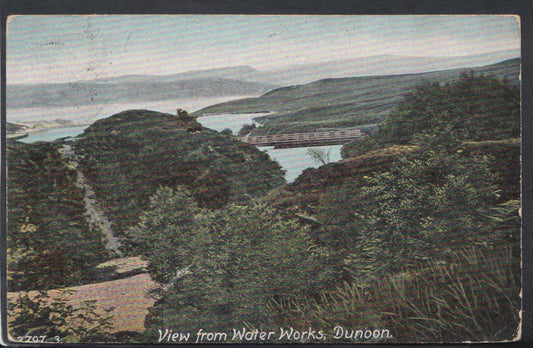 Scotland Postcard - View From Water Works, Dunoon    RS11120