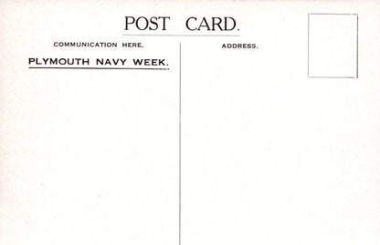 Navy History Postcard - Plymouth British Royal Navy Week, Broadsides XT84