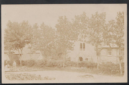 Wiltshire Postcard: Ebbesbourne Wake Street View Nr Salisbury 1900s RPPC MB346
