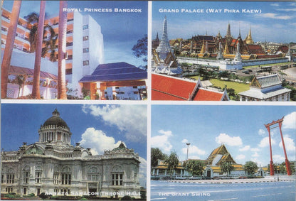 Thailand Postcard -Bangkok,  Royal Princess, Larn Luang, The Giant Swing RR21617