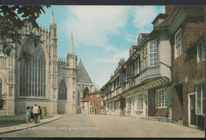 Yorkshire Postcard - St William's College and Minster, York    RT351
