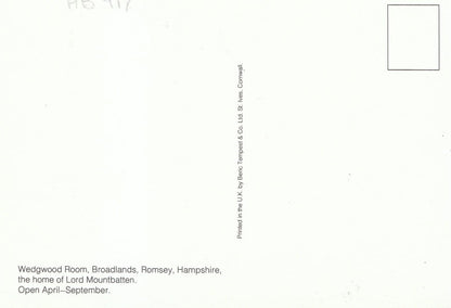 Hampshire Postcard - Wedgwood Room, Broadlands, Romsey   AB917
