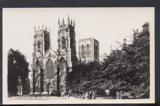 Yorkshire Postcard - York, The Minster, The West Front    RS12046