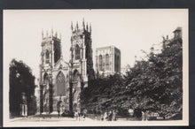 Load image into Gallery viewer, Yorkshire Postcard - York, The Minster, The West Front    RS12046
