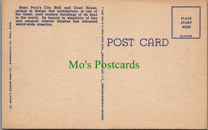 America Postcard - St Paul City Hall & Ramsey County Court House RS25145