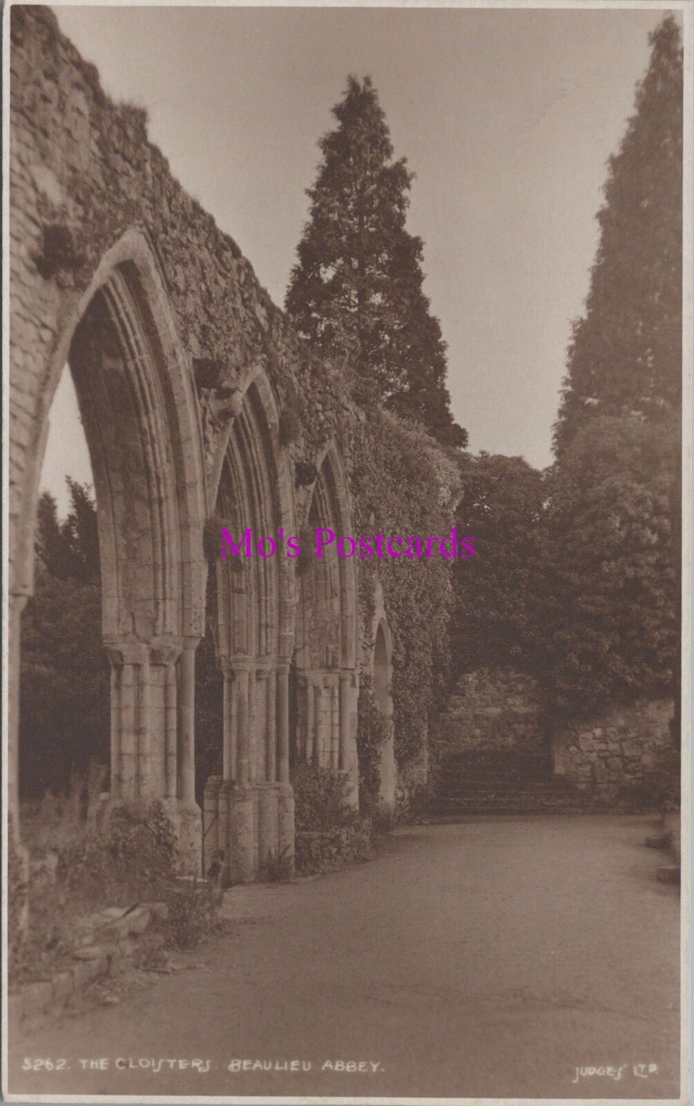 Hampshire Postcard - Beaulieu Abbey, The Cloisters   RS38473