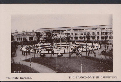 Franco-British Exhibition Postcard - The Elite Gardens  RT123