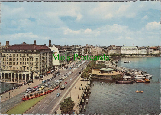 Germany Postcard - Hamburg, Jungfernstieg   RRR1328