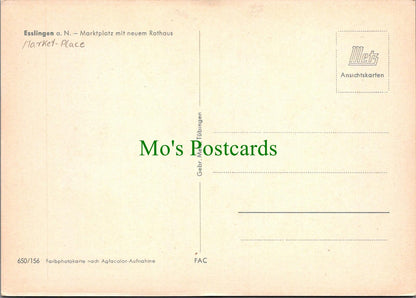 Germany Postcard - Esslingen - Marktplatz Mit Neuem Rathaus RR15027