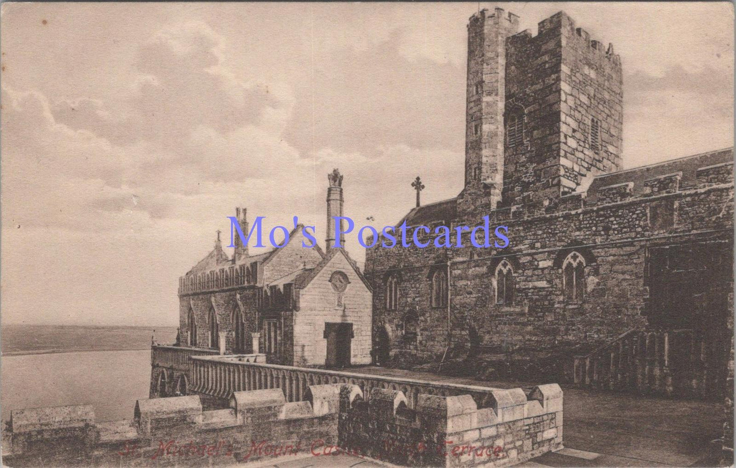Cornwall Postcard - St Michael's Mount Castle, The Terrace  DC2033