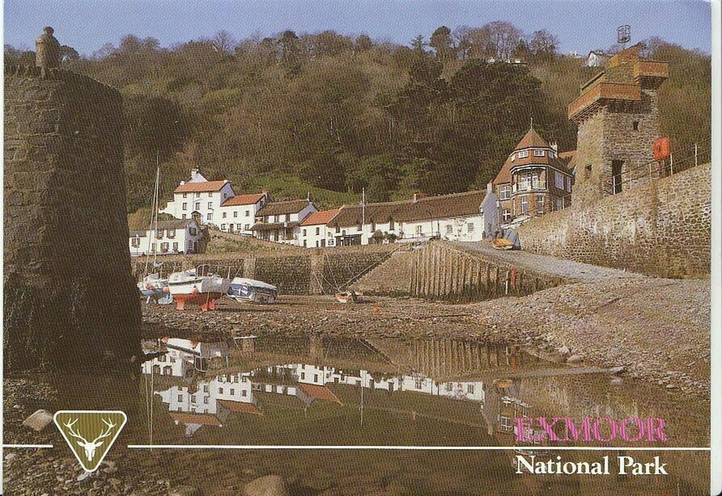 Devon Postcard - Lynmouth Harbour  AB451