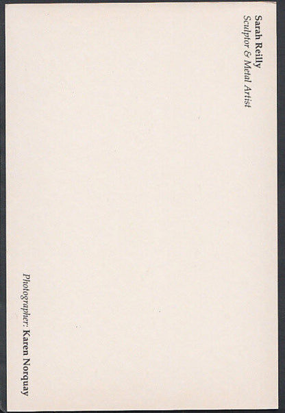 Artist Postcard - Sarah Reilly - Sculptor & Metal Artist - Flowers   RR2482