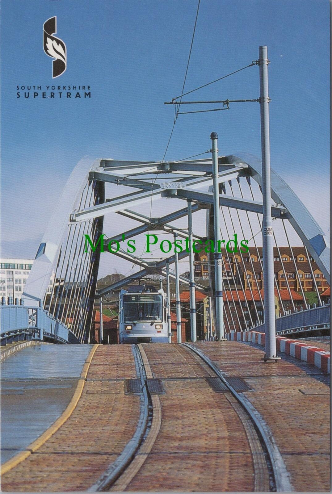 Yorkshire Transport Postcard: Sheffield Supertram Crossing Park Square F14837
