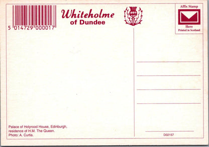 Scotland Postcard - Edinburgh, The Palace of Holyrood House  RR16073