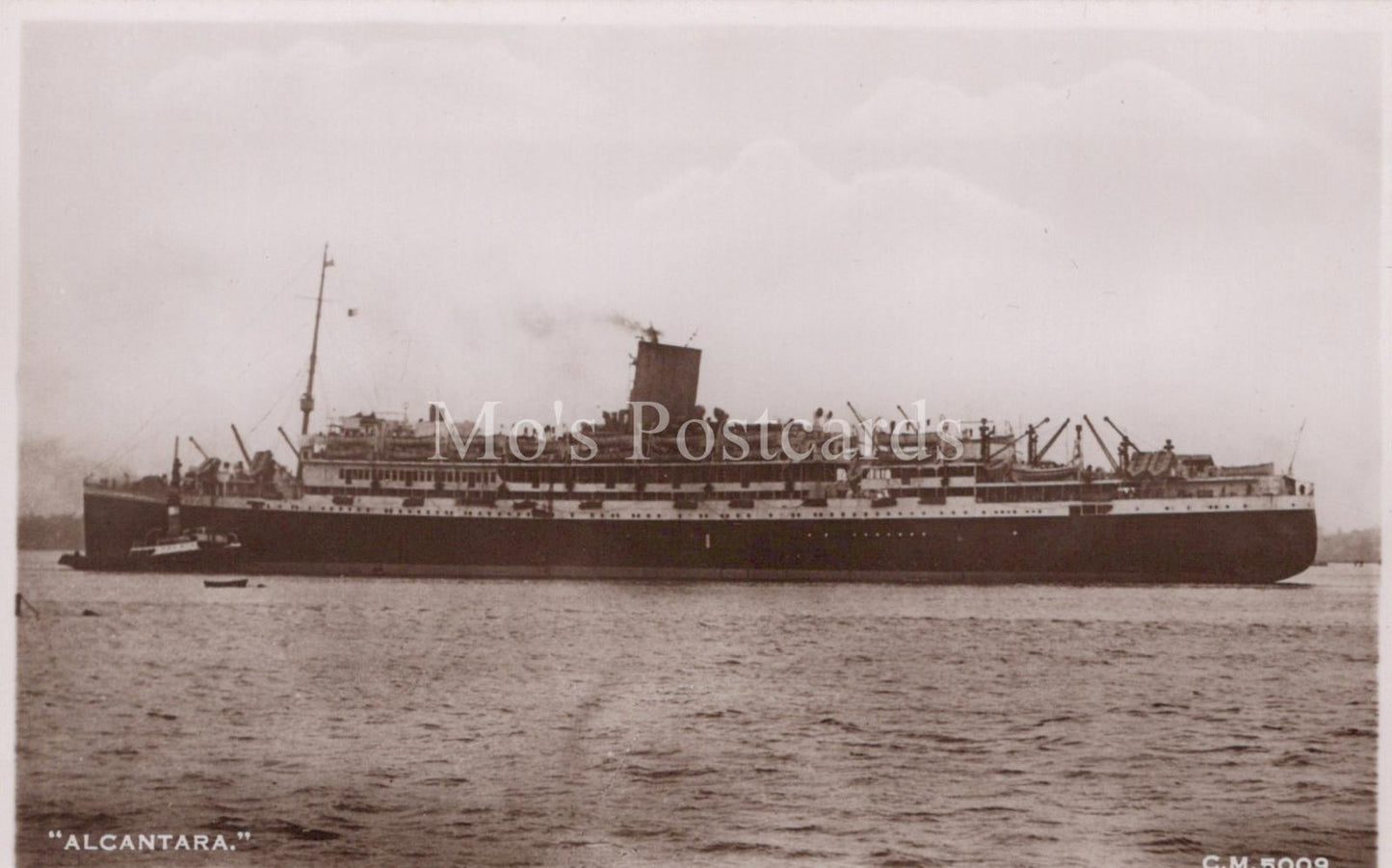 Shipping Postcard - RMS Alcantara, British Ocean Liner  XT112