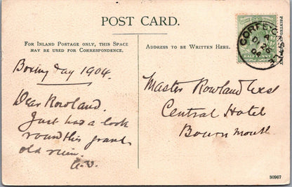Dorset Postcard - Corfe Castle Village  XT159