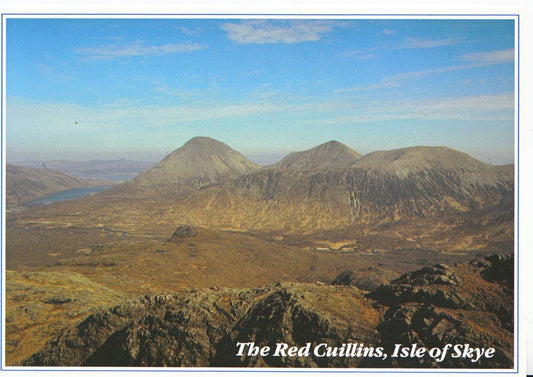 Scotland Postcard - The Red Cuillins, Isle of Skye SM342