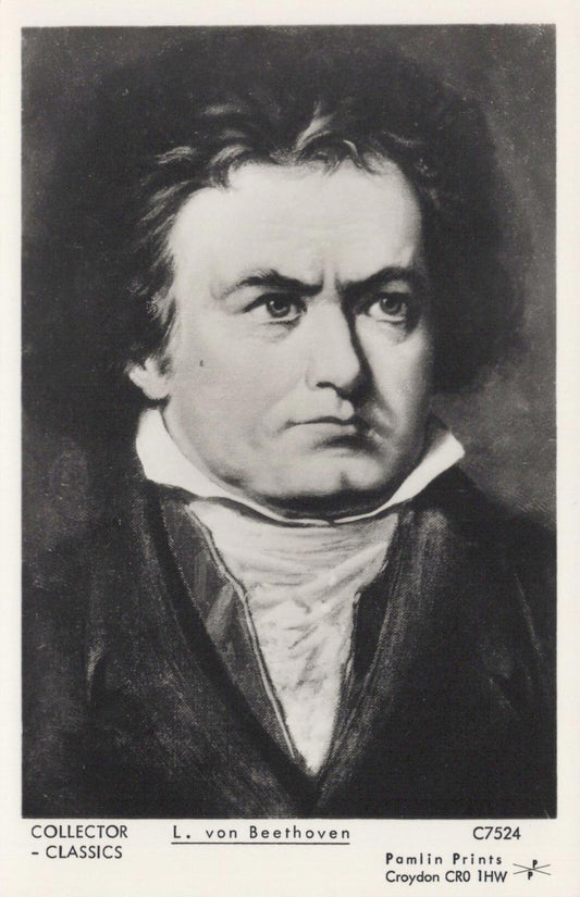 Music Postcard - German Composer Ludwig van Beethoven - XT57