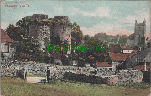 Somerset Postcard - Nunney Medieval Castle  DC2645
