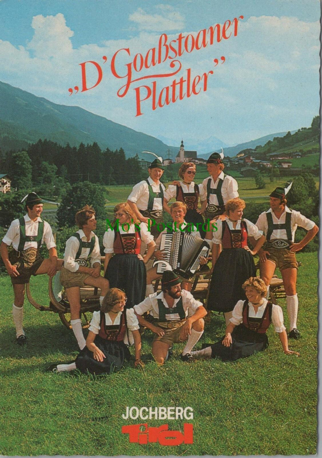 Music Postcard - D'Goassstoaner Plattler, Jochberg, Tirol, Austria RR14359