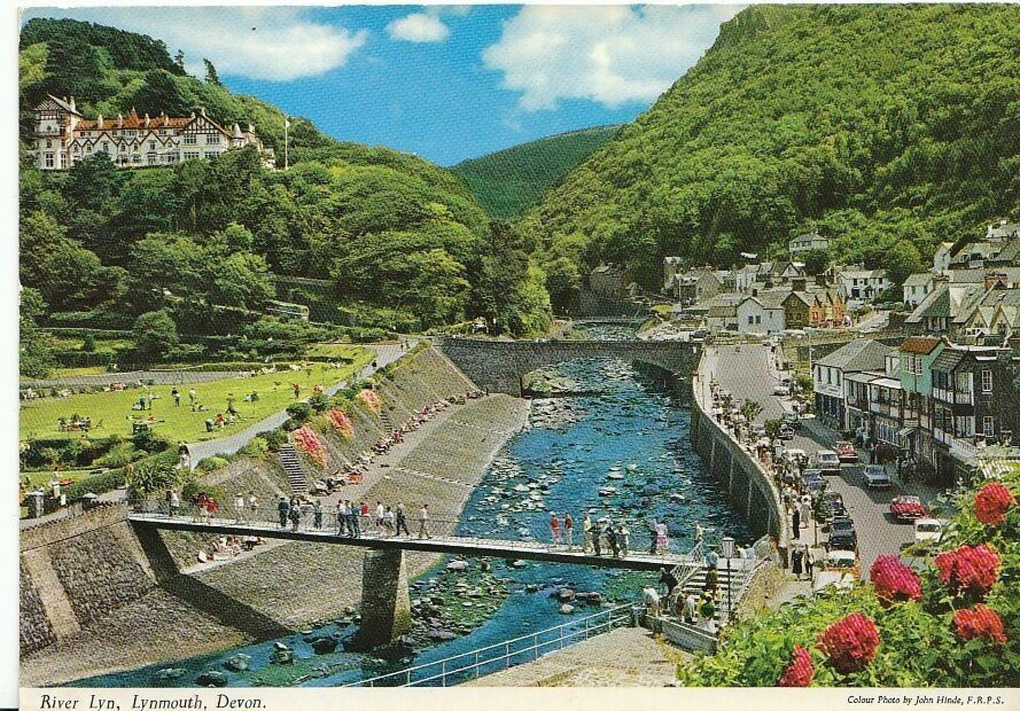 Devon Postcard - River Lyn, Lynmouth   AB327