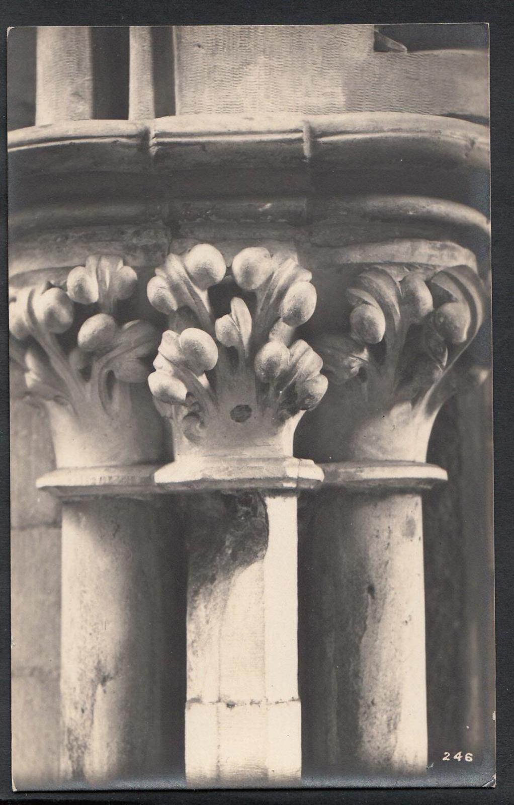 Lincolnshire Postcard - Lincoln Cathedral - Close Up View of Moulding RT1830