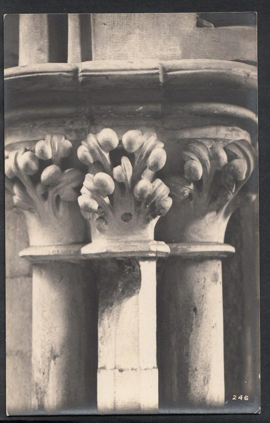 Lincolnshire Postcard - Lincoln Cathedral - Close Up View of Moulding RT1830
